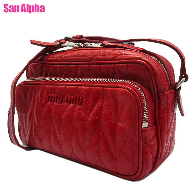 楽天市場】MIUMIU（カラーレッド）（レディースバッグ｜バッグ