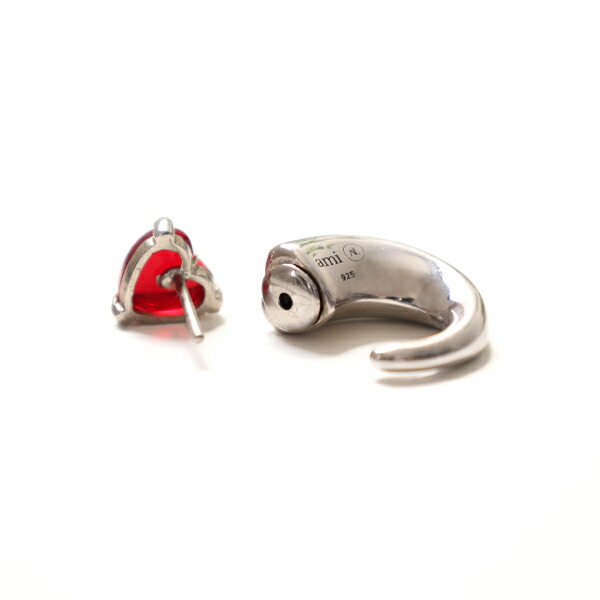 楽天市場】AMI PARIS アミ パリス ピアス Red Heart Earring UJW994