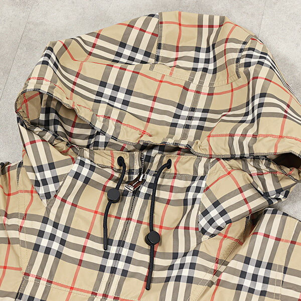 楽天市場】Burberry バーバリー ポンチョ Vintage Check Hooded Cape
