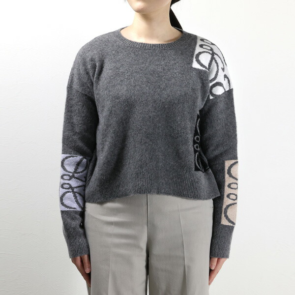 楽天市場】LOEWE ロエベ ANAGRAM WOOL SWEATER ニット セーター ウール