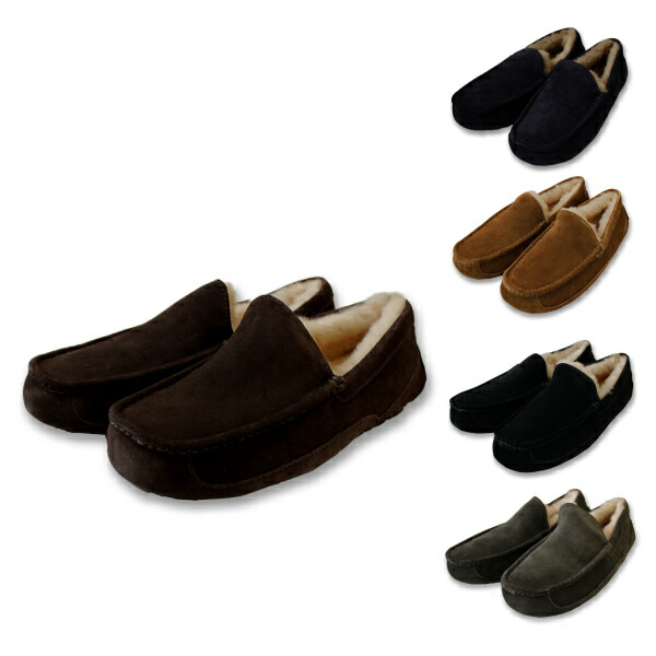 楽天市場】UGG アグ モカシン メンズ ファー ローファー おしゃれ