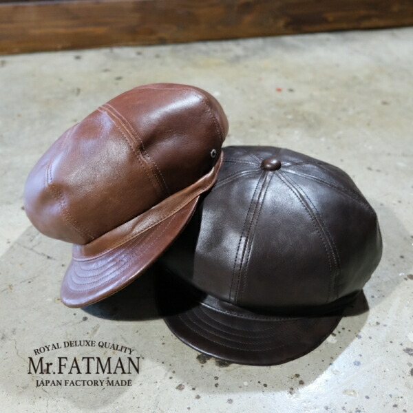 楽天市場】Mr.FATMAN ミスターファットマン【LEATHER VIKKY CASQUETTE