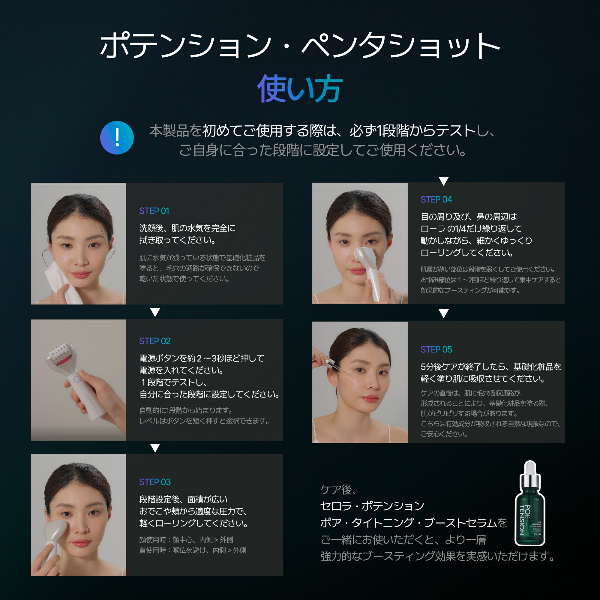 楽天市場】【セロラバイ公式】ペンタショット1日5分・毛穴の目立ち