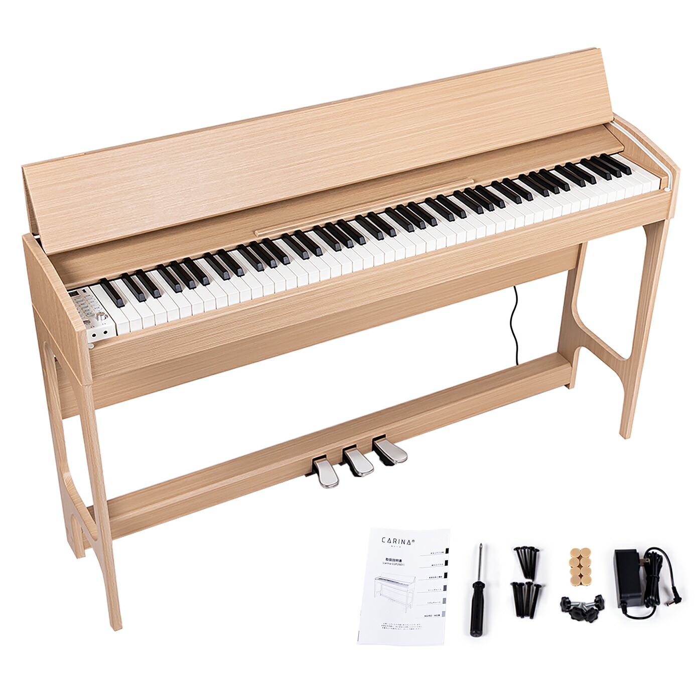 楽天市場】【スライドカバー】電子ピアノ 88鍵盤 ハンマーアクション