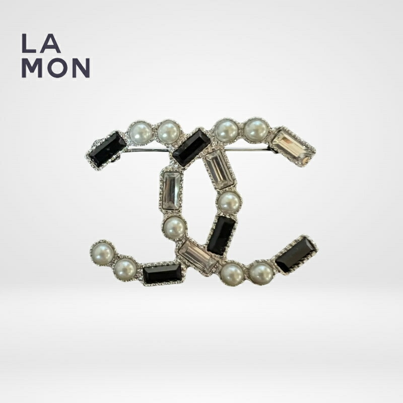 楽天市場】シャネル ブローチ パール（カラーブラック）（ジュエリー