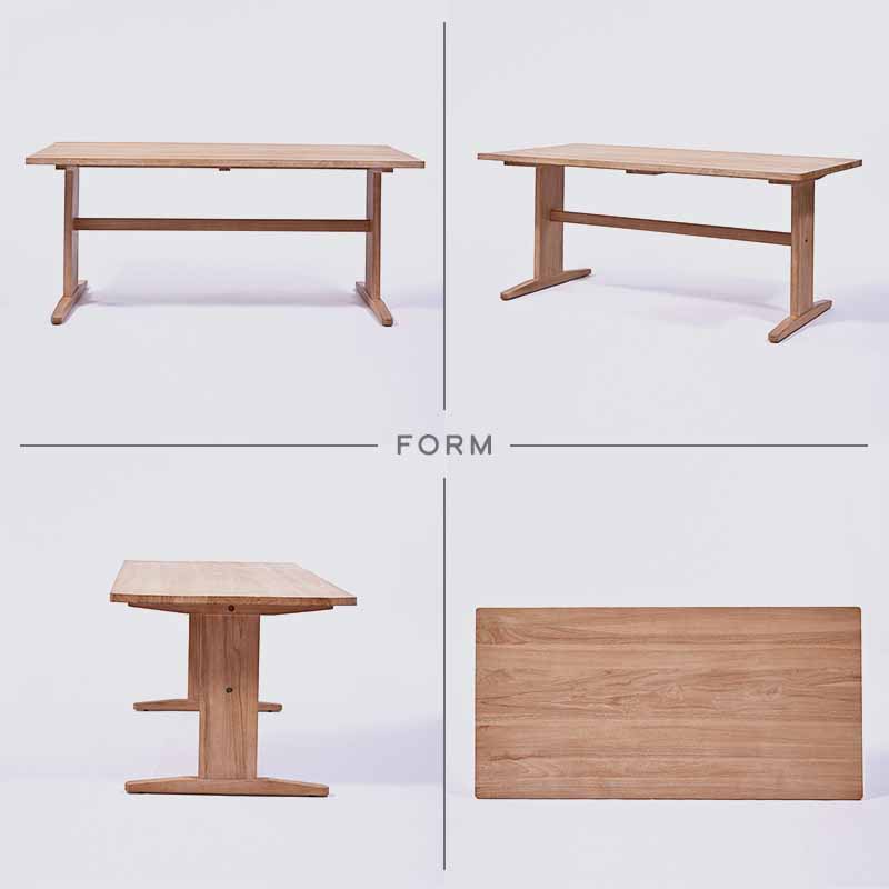 楽天市場】ダイニングテーブル 140cm ロータイプ テーブル単品 木製