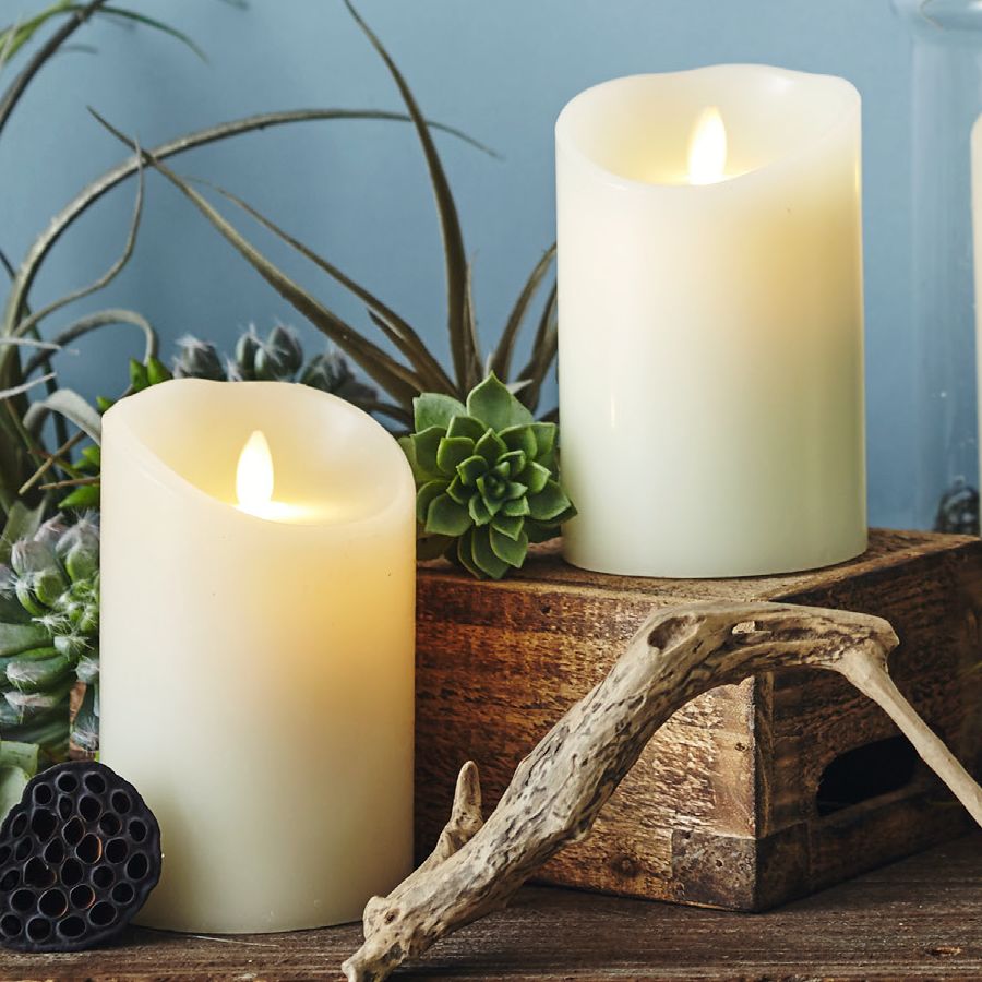 楽天市場】1個のお値段です LEDキャンドル LUMINARA ルミナラ ピラー3