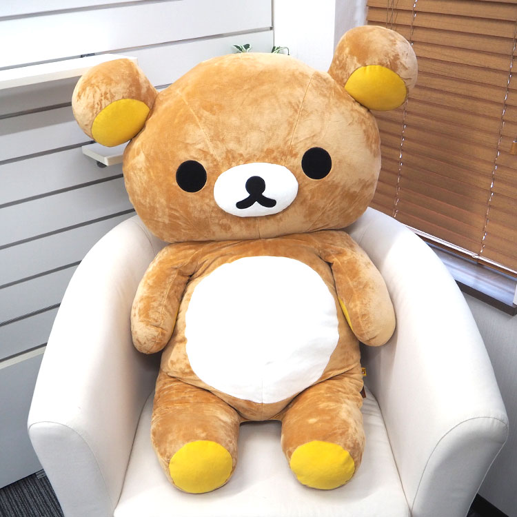 楽天市場】送料無料 リラックマ グッズ ぬいぐるみ 特大 リラックマ