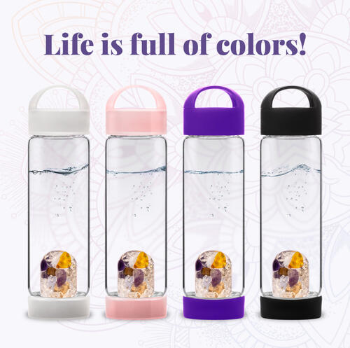 楽天市場】ヴィタジュエル 【YOGA シリーズ】ウォーターボトル 500ml