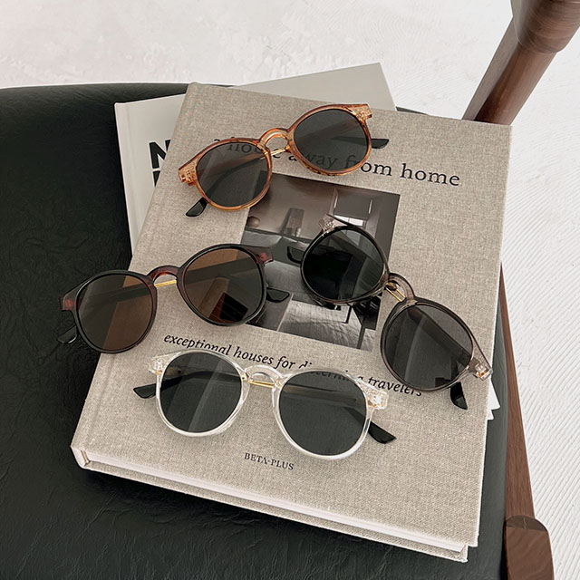 楽天市場】UV400 クリアフレーム サングラス クリアブラウン/クリア