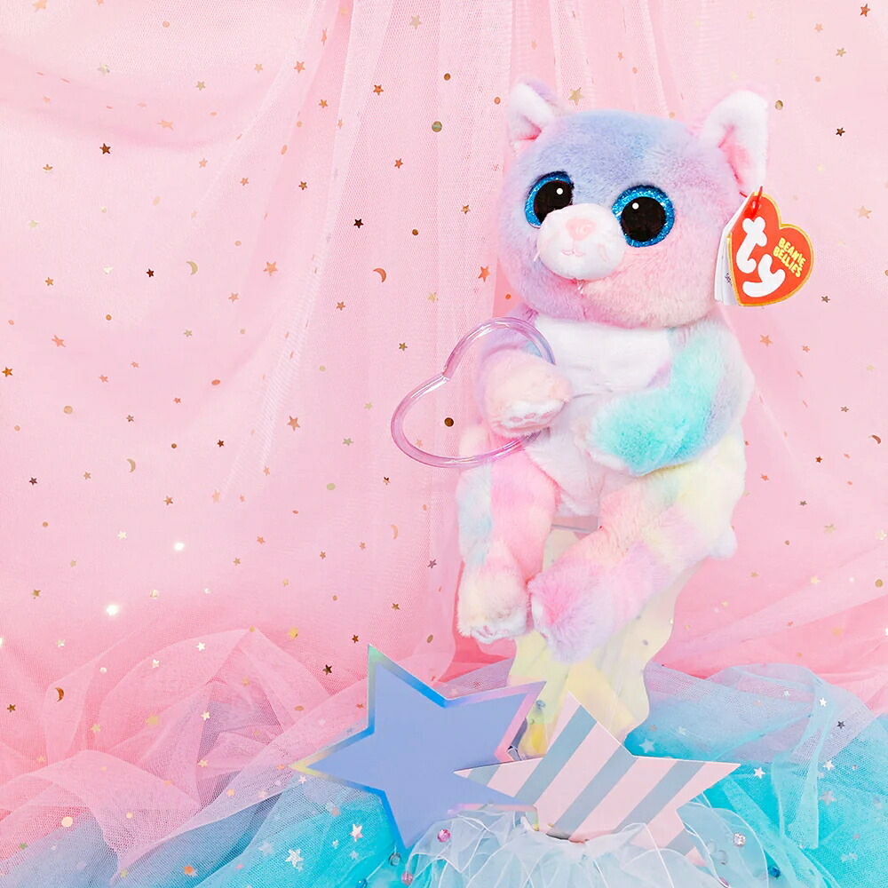 楽天市場】Ty ぬいぐるみ ネコ Beanie Bellies ジェニ Mサイズ