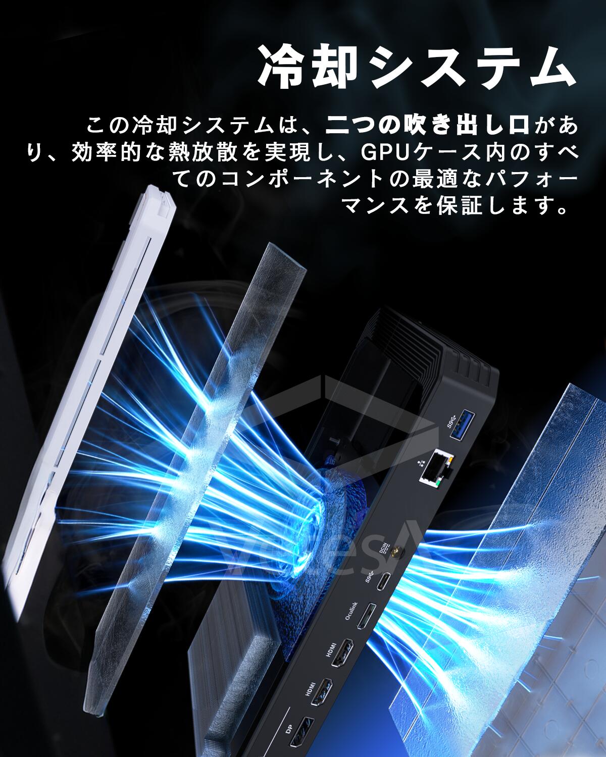 楽天市場】【3年間保証】小型 外付けGPU eGPU BOX グラフィックボード