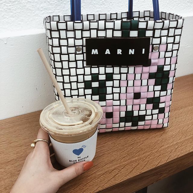 楽天市場】【MARNI FLOWER CAFE】マルニフラワーカフェ ミニバスケット