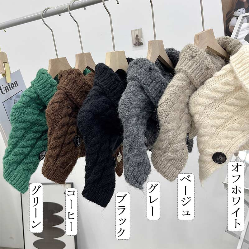 楽天市場】ネックウォーマー ニット付け襟 リブニットケープ ニット