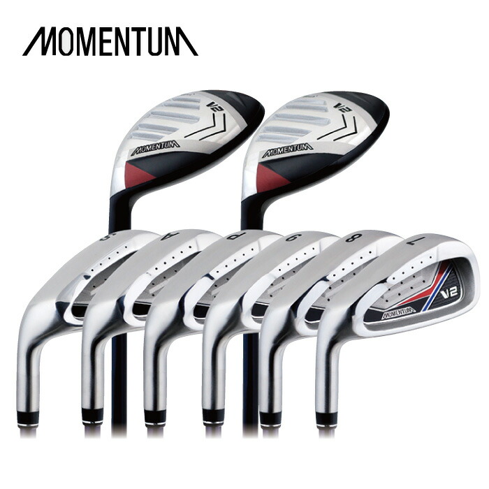楽天市場】モメンタム MOMENTUM V2 アイアン 8本セット 左用 レフティ