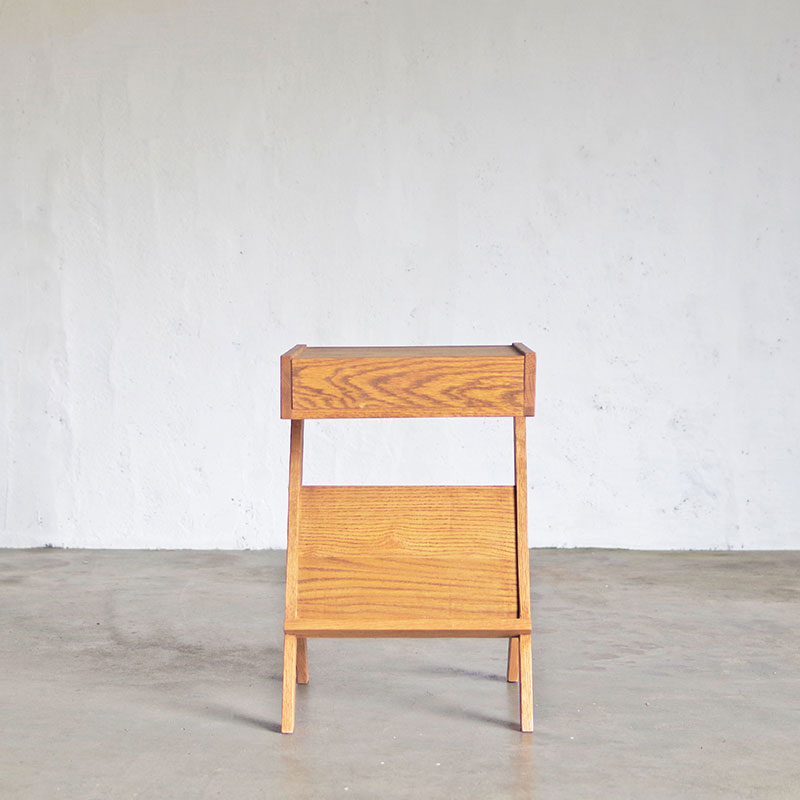 楽天市場】サイドテーブル 木製 無垢材【BI OAK DRAWER TABLE】 : LIFE