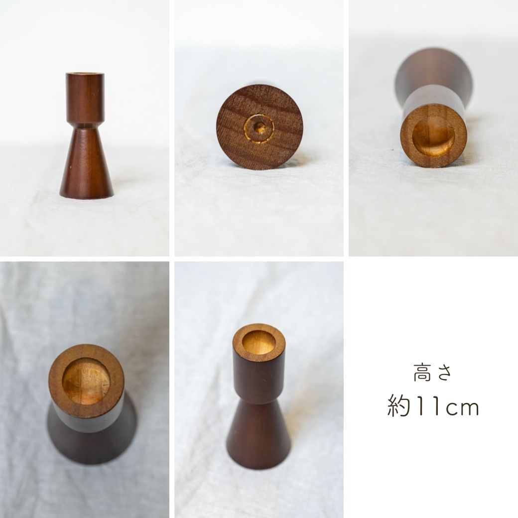 楽天市場】キャンドルホルダー 2個セット 木製 木 ウッド キャンドル