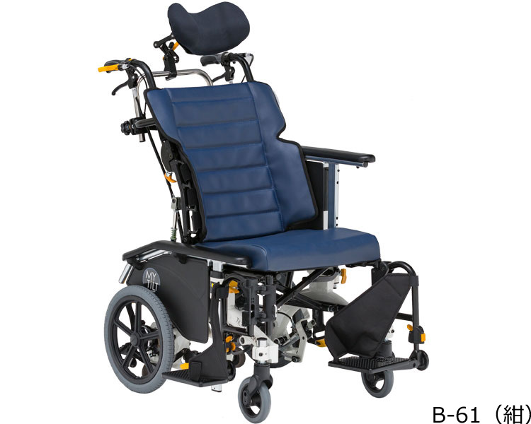 松永製作所 車椅子 リクライニング MH-4R スイング 松永製作所 車椅子