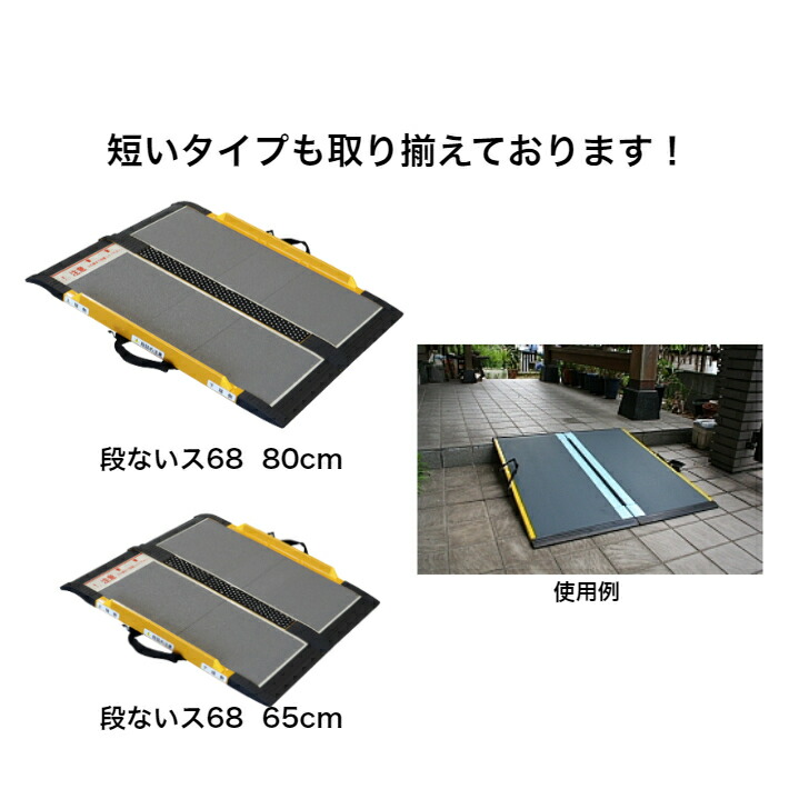 楽天市場】幅68cm！車いす スロープ【段ない・ス68 ロクハチ】シコク