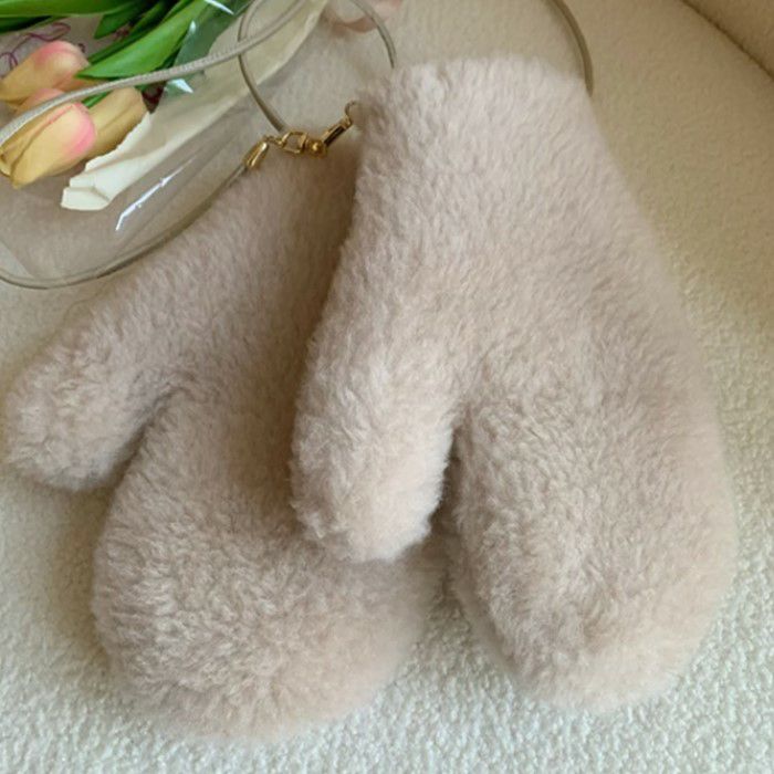 楽天市場】【送料無料】2023 AW 新作 4color ウール混 テディ ミトン