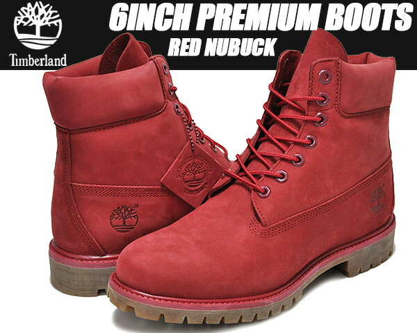 楽天市場】Timberland 6inch Premium Boots RED NUBUCK【A1149