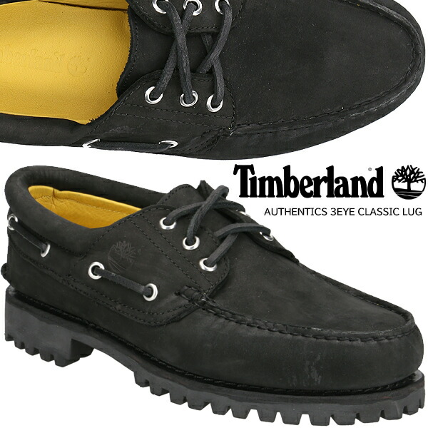 楽天市場】Timberland AUTHENTICS 3EYE CLASSIC LUG BLACK NUBUCK TB