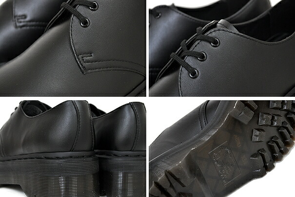 楽天市場】Dr.Martens VEGAN 1461 QUAD MONO 3EYE BLACK 30651001
