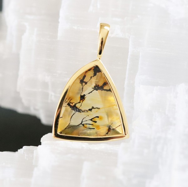 デンドリティッククォーツ ペンダントトップ ビンテージ デンドライト