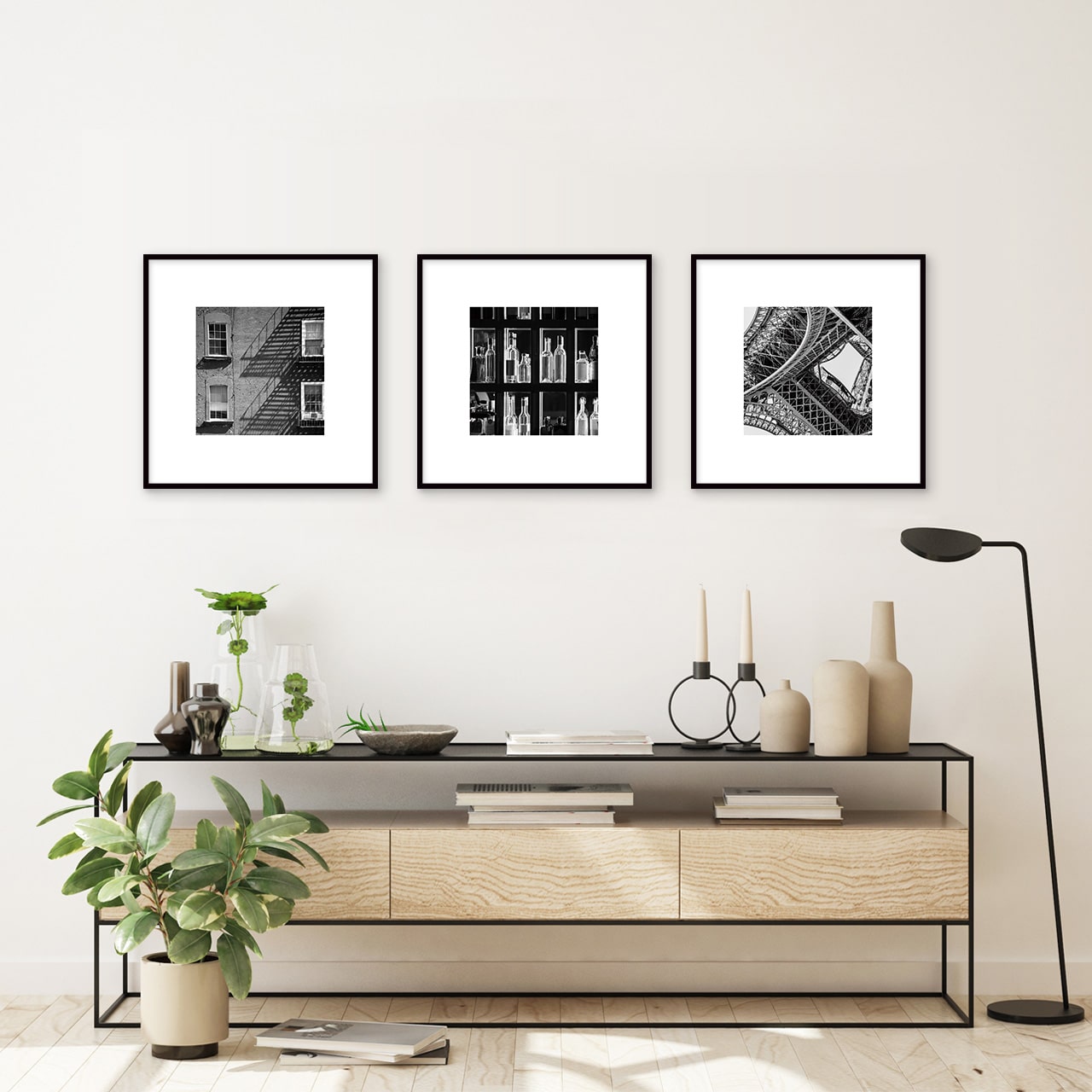 楽天市場】正方形 アートポスター 3枚 セット / 29.7cm 42cm フレーム