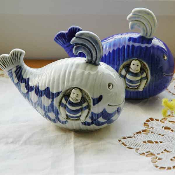 楽天市場】Lisa Larson リサ ラーソン 波の上のヨナ クジラのヨナ 北欧