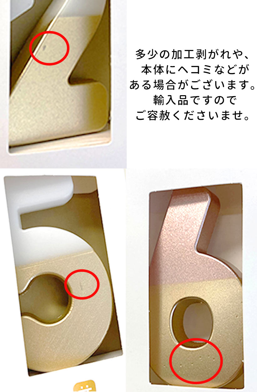 楽天市場】【Talking Tables】 グリッターナンバーキャンドル