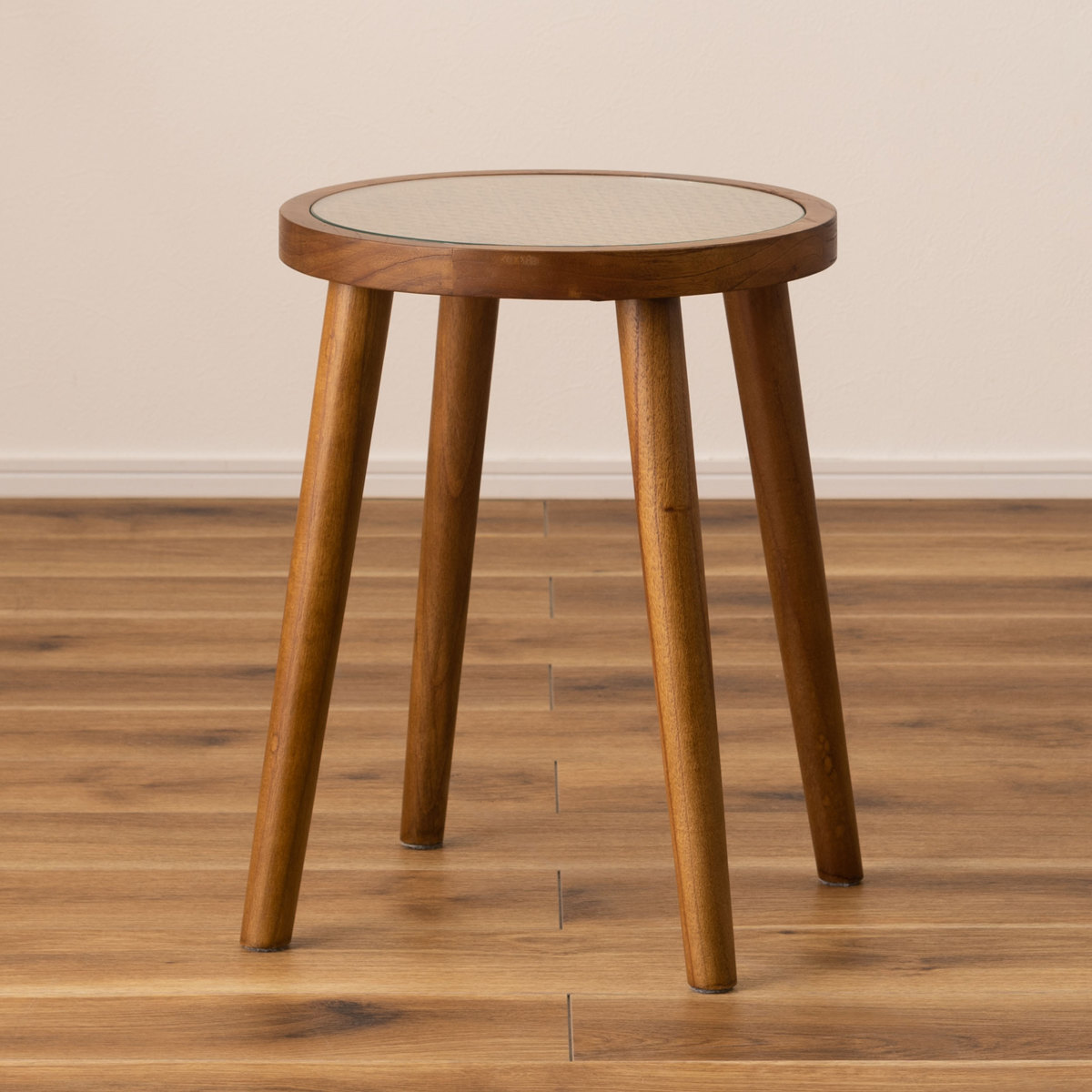 楽天市場】サイドテーブル Sサイズ 高さ45cm ラウンドガラステーブル