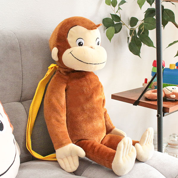 楽天市場】リュック おさるのジョージ ぬいぐるみ キッズ キャラクター