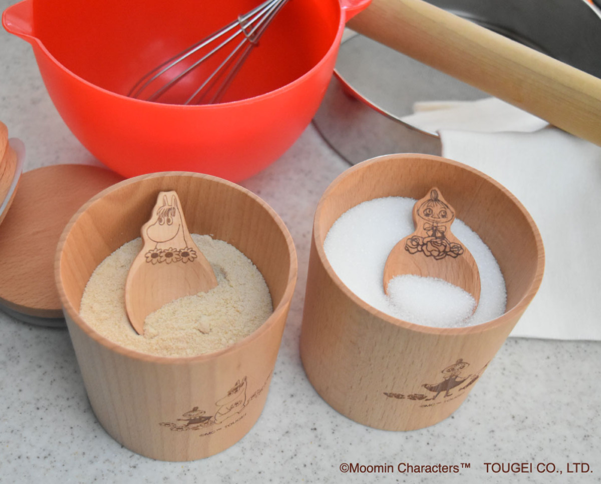 楽天市場】保存容器 250ml キャニスター ムーミン （ 天然木 密閉 密閉