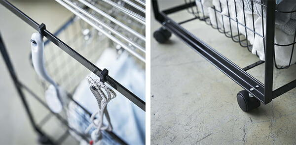 楽天市場】山崎実業 tower 天板付きランドリーワゴン タワー