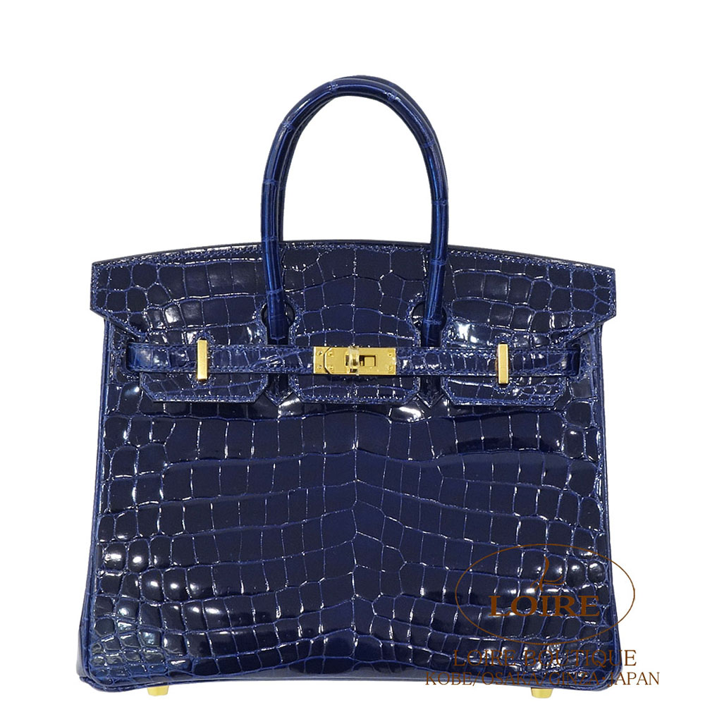 楽天市場】エルメス バーキン 25 パーソナル ブルーサフィール×内側