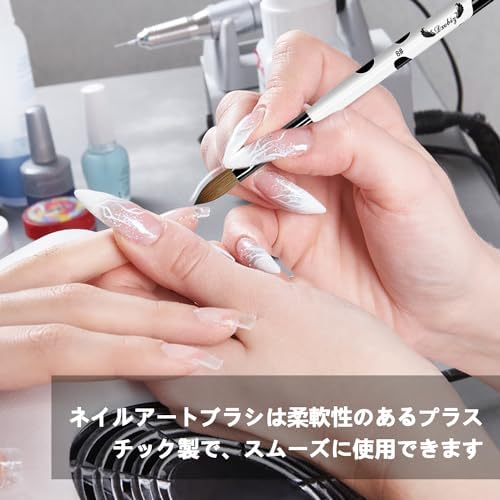 楽天市場】送料無料 ネイルブラシ 【3本セット】 スカルプネイル用筆