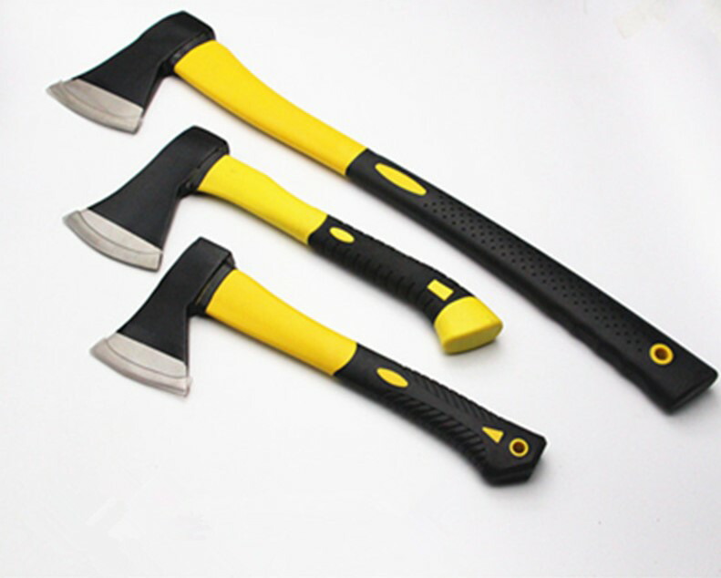 楽天市場】薪割り 手斧 黄色 中サイズ1本 38.5cm キャンプ用品 鉈