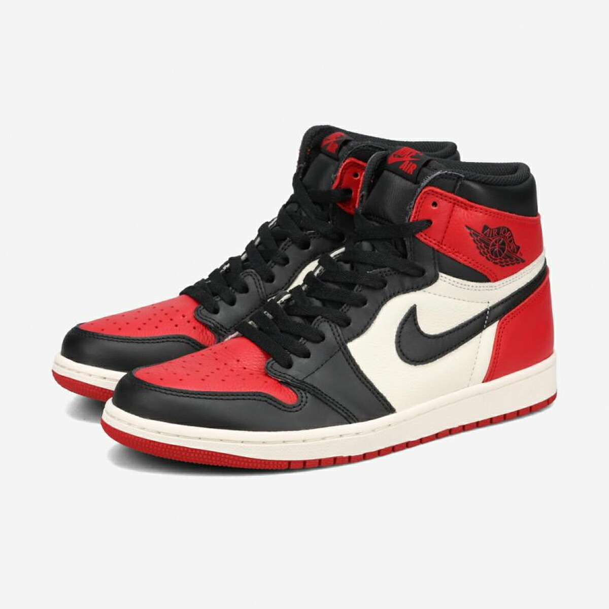 楽天市場】NIKE AIR JORDAN 1 RETRO HIGH OG 【BRED TOE】【つま赤