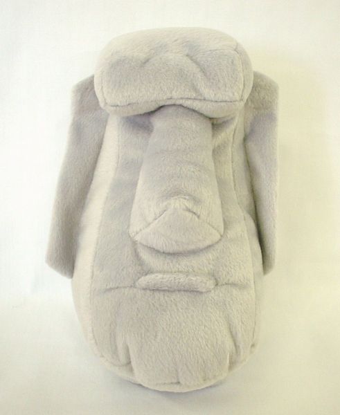 楽天市場】モアイ M GREY サイズ：H19cm ふわふわ もちもち もふもふ