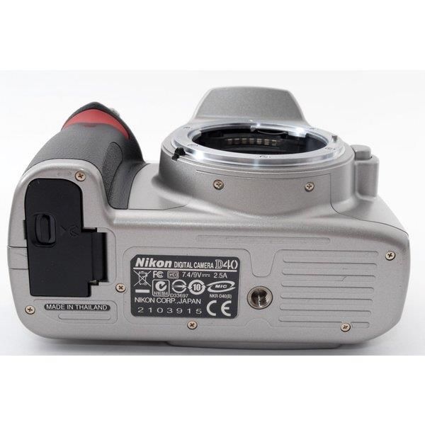 楽天市場】【中古】ニコン Nikon D40 ダブルズームセット シルバー 美