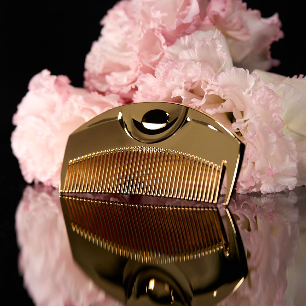 楽天市場】【公式】 ラブクロム ヘアコーム (R)K24GPツキ ゴールド