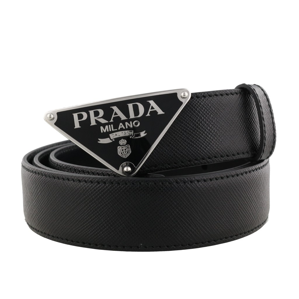 楽天市場】PRADA プラダ ベルト メンズ 95cm SAFFIANO ブラック 2CM217