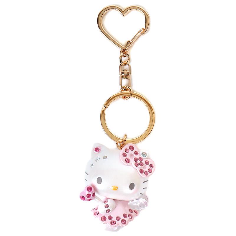 楽天市場】ハローキティ エンジェルキーホルダー 天使 キラキラ