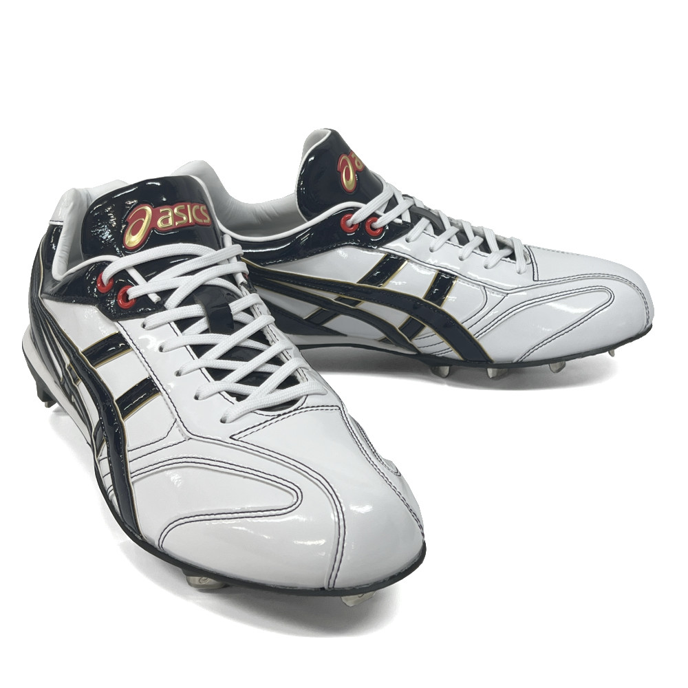 楽天市場】【サイズ交換送料無料】ホワイト×ネイビー アシックス 野球