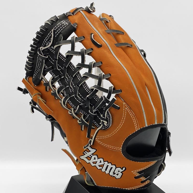 楽天市場】左投げ用 ジームス 野球 軟式グラブ グローブ 三方親 外野手