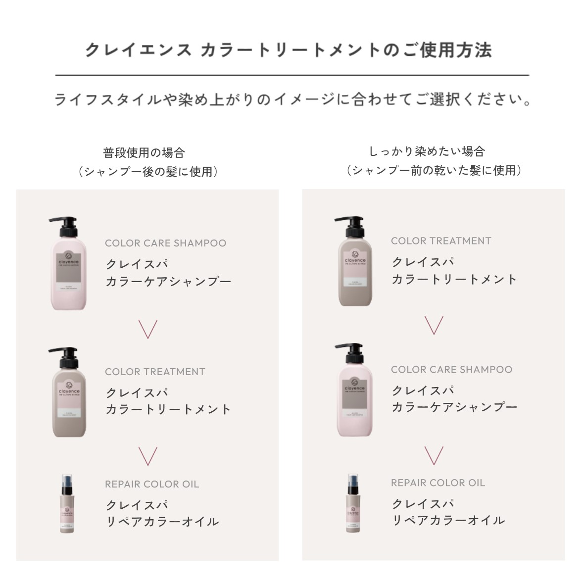 楽天市場】【clayence公式】クレイエンスカラートリートメント 3個