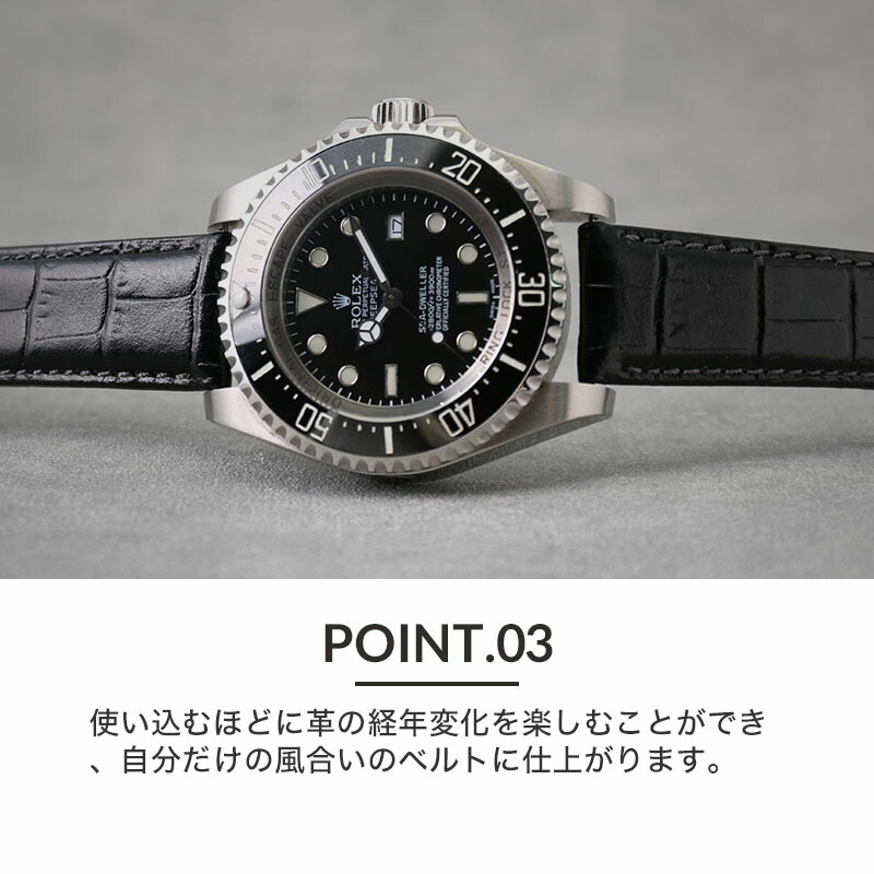 楽天市場】【ロレックス ROLEX 対応 ベルト】BAMBI スコッチガード