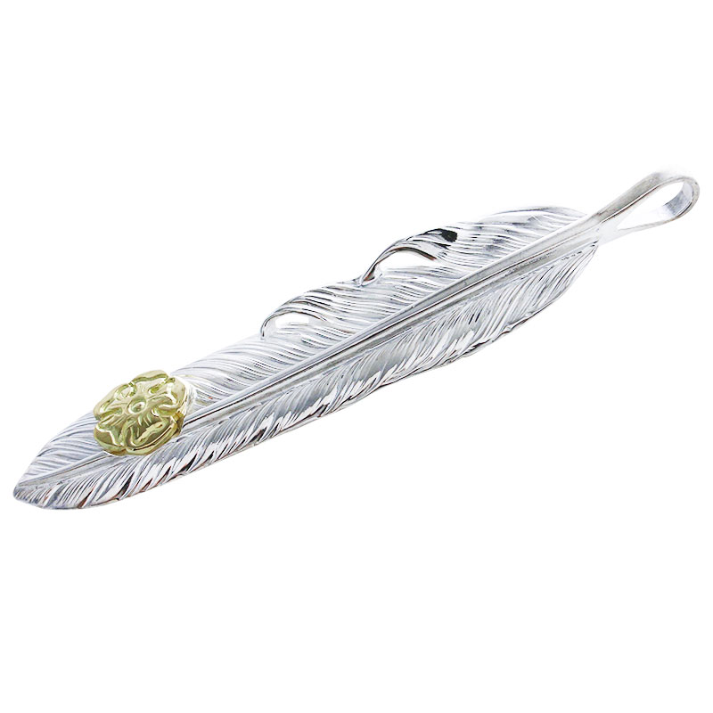 楽天市場】鷲見太郎 Taro Washimi フェザーペンダント M flight