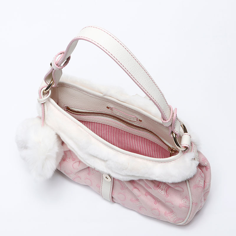 楽天市場】セリーヌ CELINE ラビットファー キャンバス マカダム